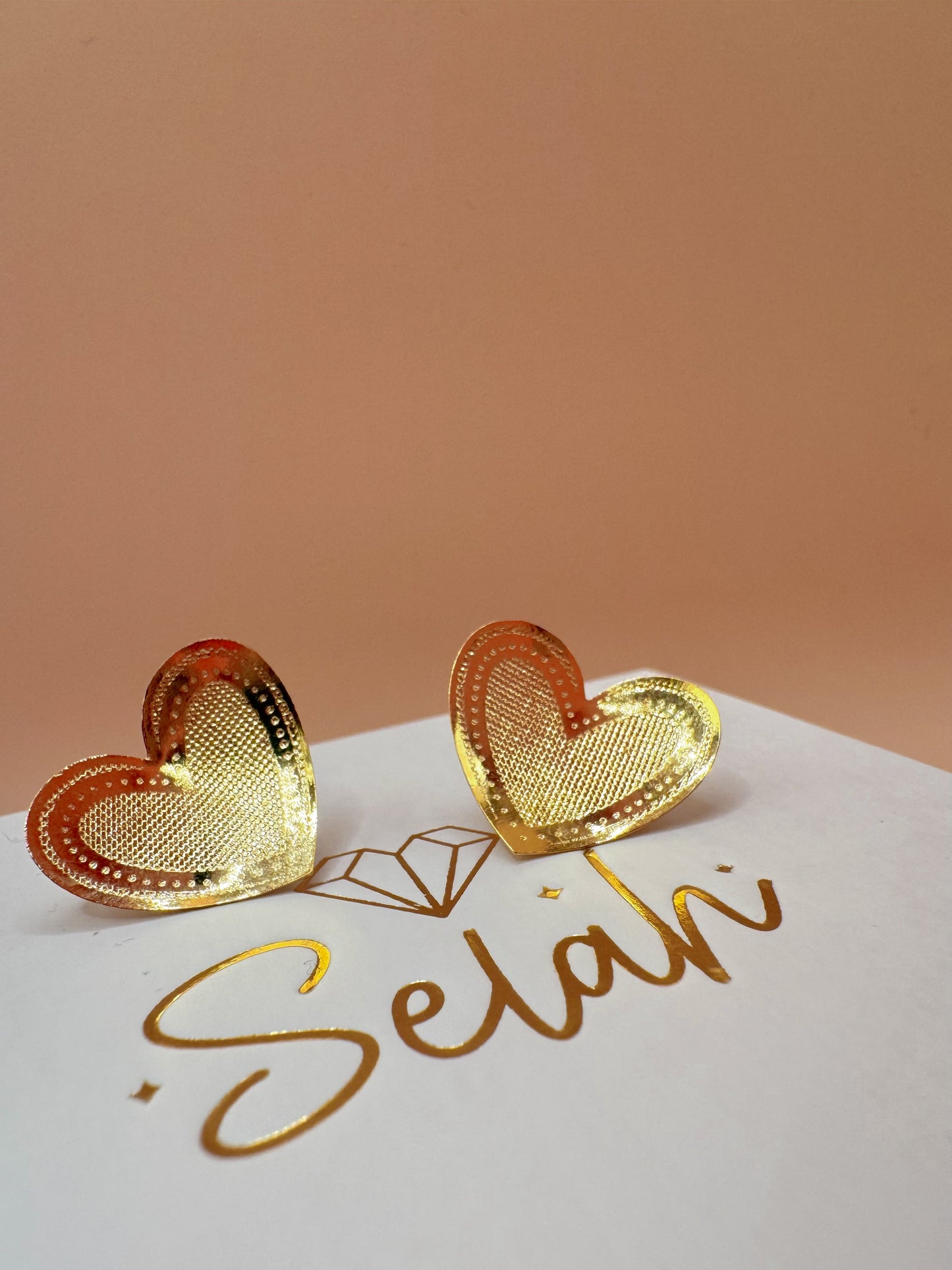 Aretes mini oro